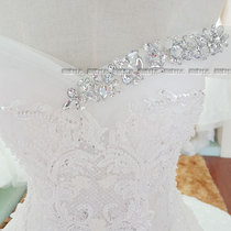 Bright diamonds Simple shiny wedding dress decoration Rhinestone collar mouth diamond jewelry diamond chain diy accessories Clothing accessories