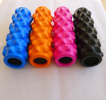 Solid high hardness PU wolf tooth yoga Post massage stick foam shaft foam roller muscle relaxation shaft