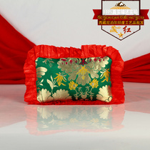 Tibetan red Tibetan-style characteristic incense pillow handmade cross diamond knot multicolored thread lattice mulberry flower incense bag sachet