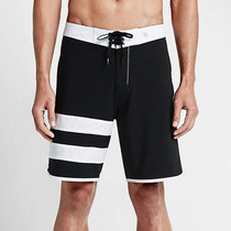 Foreign trade original single Hurley new mens loose beach pants black large size summer sports and leisure five-point swimming trunks