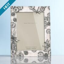 British imported tin photo frame Lily handmade European creative gifts Home decoration Home decoration ornaments like frame photo frame