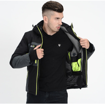 SBK Electric Heating Motorcycle Equipped Winter Waterproof Racing Suit Suit Men Locomotive Suit Riding Suit Anti-Fall