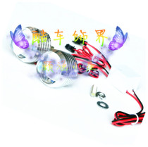 Motorcycle car flash fisheye light Electric moped rogue LED spot light Driving light License plate brake light