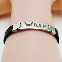 bap rabbit head group flat piece titanium steel bracelet creative design simple and versatile fashion ins style trend stainless steel bracelet