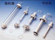 Column-mounted column instrumental for glass chromatography columns