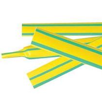 Insulation environmental protection yellow-green heat shrinkable tube Ф12 flame retardant grounding inner diameter 12mm heat shrinkable tube 100M roll