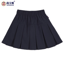 Shankaton Girls English Summer Hundred Folds Pure Cotton Belt Underwear Skirts for Girls Older Kids 908