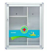 Factory and enterprise aluminum alloy medicine box emergency home household medicine box extra large layer can be hung