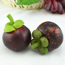 Decorative simulation mangosteen model props environmentally friendly foam material fake fruit ornaments tasteless knowledge teaching photo window
