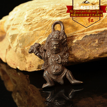 Tibetan Buddhist Puba Ming Wang Descending Magic Old Age Iron Old Pieces Ancient Play Antique Hanging Pendant Hanging Accessories Accessories