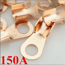 Factory direct open nose 150A copper copper joint nose copper wire ear copper nose thick