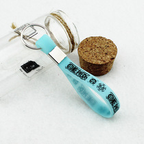 One Piece Luffy anime logo luminous jelly keychain