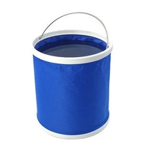 Thickened type car folding bucket folding bucket car wash bucket with cover outdoor fishing portable bucket