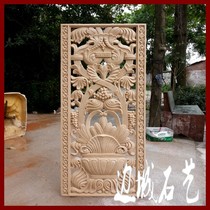 Border town stone art sandstone relief mural hollow light transmission relief background wall glass fiber reinforced plastic sculpture cornucopia flowerpot