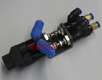 Double cylinder adjustable back suction type double liquid AB dispensing valve dispensing valve accessories H1919AB2 double Liquid dispensing valve