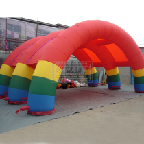  Shenyang arch Rainbow door gas mold arch Gas mold arch 10 meters three-link arch Gabon cloth