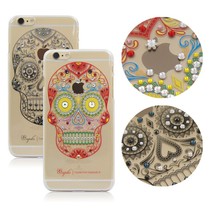 apbs iPhone6 iPhone6s Swarovski Diamond Phone Case-Skull