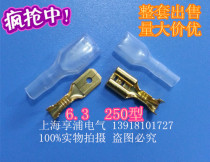 Full copper leaf spring male butt 6 3 inserts 6 3 inserted spring with male soft jacket modified with battery horn thickness