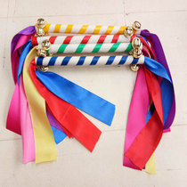 Five 61 Kindergarten instruments playground Flowers Sticks Square Dance dance props cheerleaders Adult children Loud Sticks and King Whip