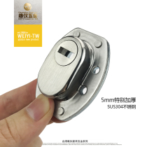 Weiyi 304 stainless steel lock core cap Protective cap lock cap Anti-theft door lock lock cover lock core cover
