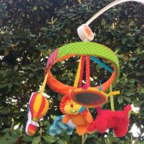 0-12-month newborns baby crib swivel Eight-tone box bed Suzuki baby pacified toy clockwork No need to battery