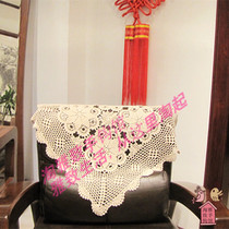 Amoy elegance-pure handmade crochet crochet cotton hollow lace woven European Retro retro tablecloth tablecloth coaster