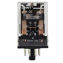 Chint Intermediate Relay JTX-2C 8 Pins AC220V DC Two Converted Small Electromagnetic Relay Switch
