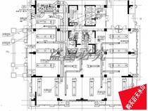 17 commercial buildings air conditioning ventilation smoke exhaust and heating system construction cad drawings (fresh air machine room