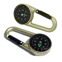 Outdoor military fans camping compass fast hanging finger North needle mountaineering buckle compass buckle