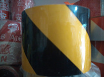 Reflective film yellow black 10cm Traffic film yellow black tape reflective tape engineering road