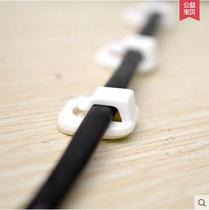 Adhesive telephone line fixing clip optical fiber network wire buckle data cable driving recorder holder wire storage clip
