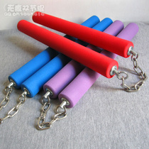 Safe type foam sponge nunchaku shaft version sponge nunchaku cotton stick second stick beginner stick