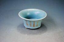 Qing Qianlong Tianqing glaze extravagant mouth string pen washing engraving seal script Qianlong royal title