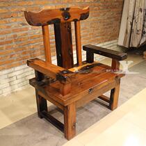 Boat wooden furniture all solid wooden owner chair solid wooden chair classical minimalist study chair personalized chair