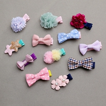 1 Pair Price Children Hair Accessories Baby Hairpin Baby Hairclip Baby Safety Clips Girl butterfly knot less small hairpin