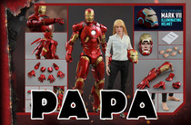 New spot edition Hottoys MK9 HT Iron Man 3 chili set MMS311