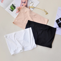 One piece without shoulder strap ice silk smear thin lady without marks and anti-walking light wrap chest short and sexy beating underlingerie summer