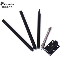 Plug rod fishing box bracket Fishing light fishing box dual-use three-section threaded interface with hose universal adjustment Oxidation alloy