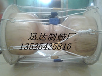Bull Leather Long Drum North Korea Long Drum White Stubble Log Drum Dance Drum Pull Rope Drum Mini North Korea Drum Send Drum Stick