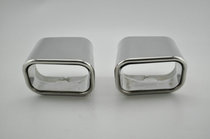 Suitable for Mercedes-Benz X164 GLK300 GLK350 modified stainless steel exhaust pipe tail nozzle tail throat muffler