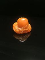 Malt Huangtian Huangshi Fushou double full calligraphy and painting seal Shi Zhengzhang with skin master Bo Yi Seal engraving collection customization