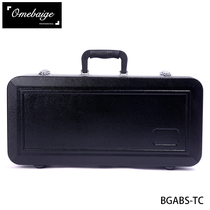  Omebaige high-end Baige drop B small musical instrument case ABS aluminum frame hard shell musical instrument case Portable trumpet case