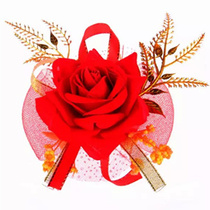 Lara cloth art groom bride new parents corsage wedding wedding supplies groomsmen bridesmaid Brothers Group