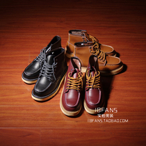 Owner-owned American street personality wild retro trend Casual mens short barrel Martin shoes three colors