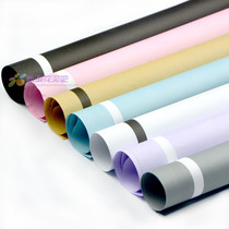 New simple style paper square line frame solid color high-grade flower wrapping paper Milan paper full 68 yuan