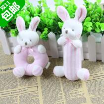 Baby Toys Rattle South Korea Sky Goose Down Baby Newborn Buyi Bear Rabbit Rocking Bell Suit