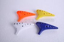 Beginner 12-hole plastic Carina professional alto C tone AC tone plastic Ocarina campus teaching designated Model