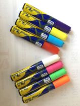 Special fluorescent pen silver light plate pen cap for electronic fluorescent plate 10mm e-Ying light pen is thick and easy to rub