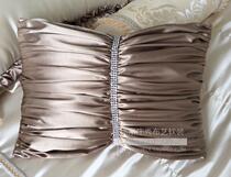 European-style waist pillow high-grade spinning long pillow neoclassical back bag post-modern pillow luxury cushion long waist pillow customized