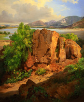 K733 (Mexico) Velasco (Jose Maria Velasco) Landscape Oil Painting Online Gallery